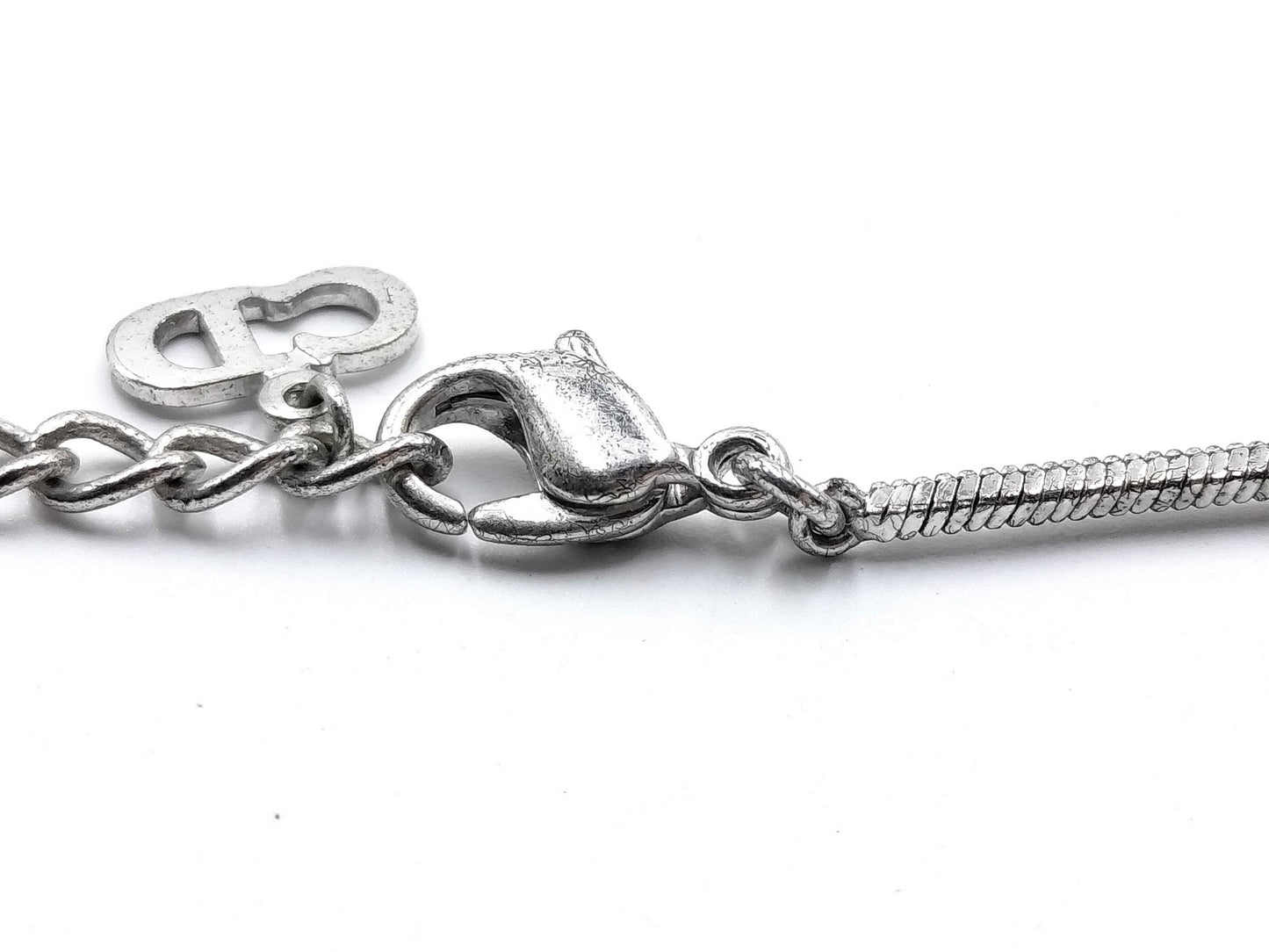 Dior Plate Logo Necklace Necklace