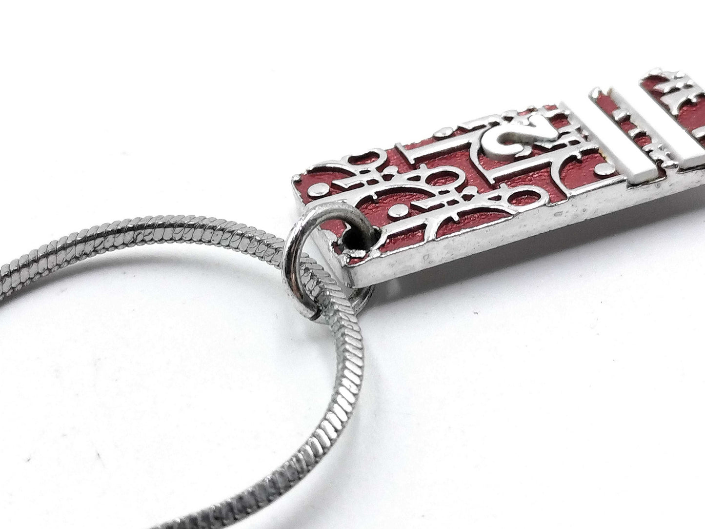 Dior Plate Logo Necklace Necklace