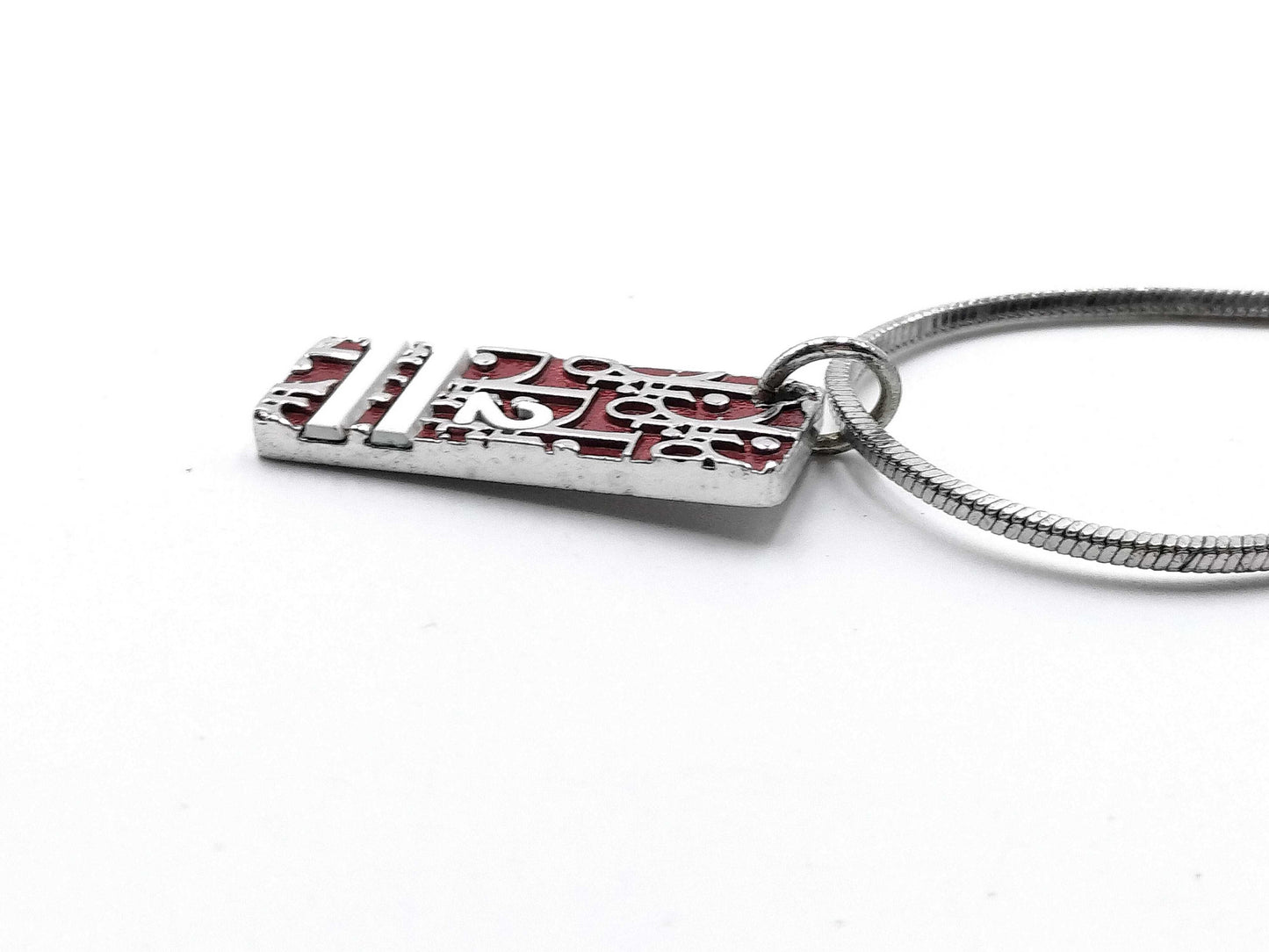 Dior Plate Logo Necklace Necklace