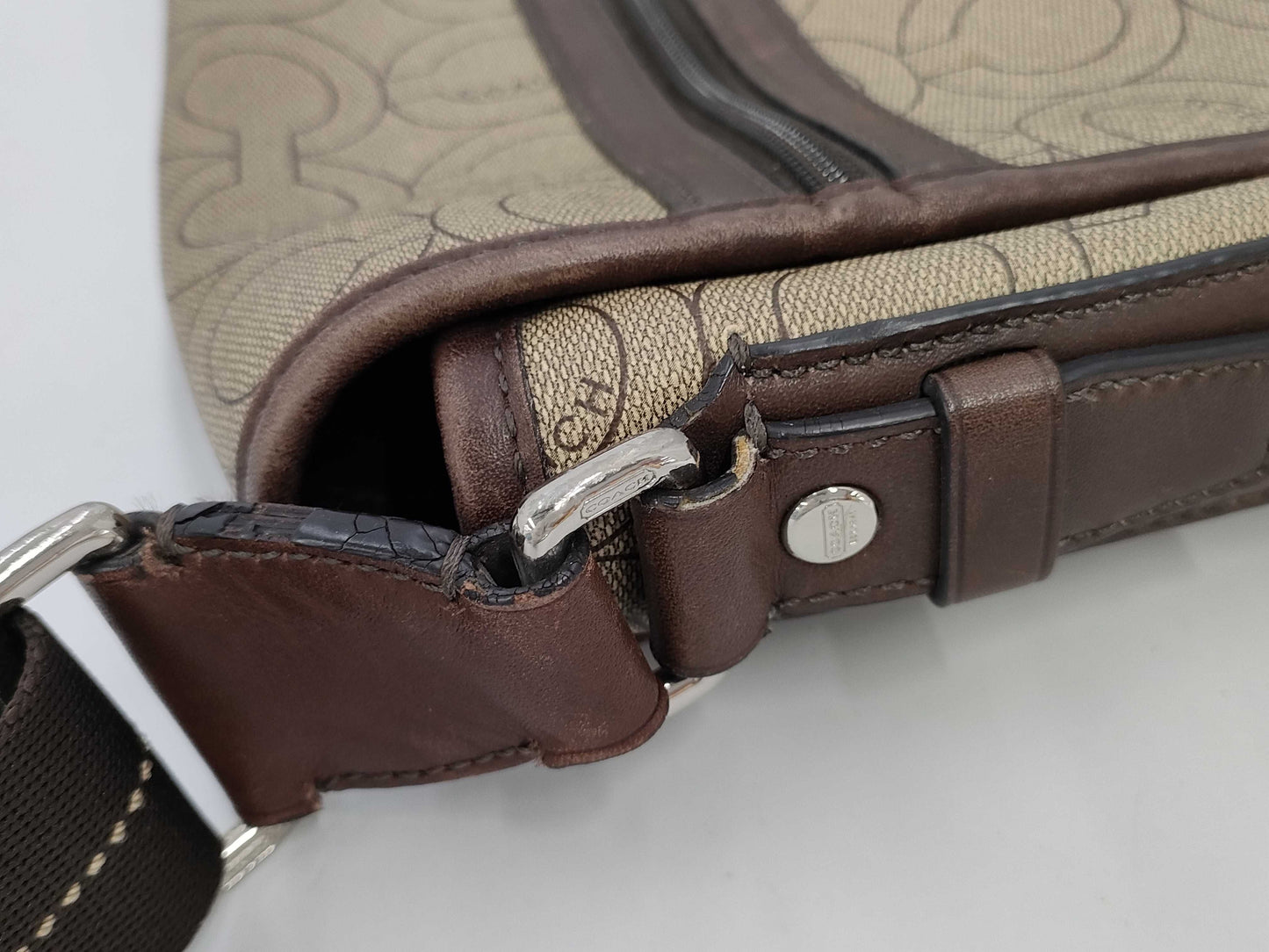 COACH Op Art Shoulder Bag