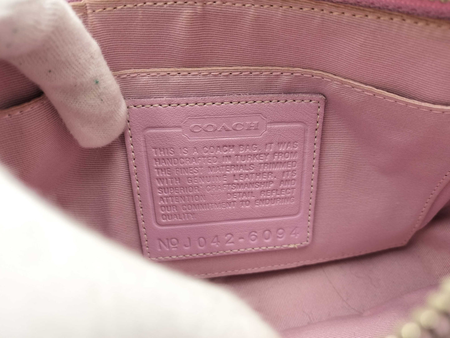 COACH Signature 6094 One-Shoulder Bag Handbag