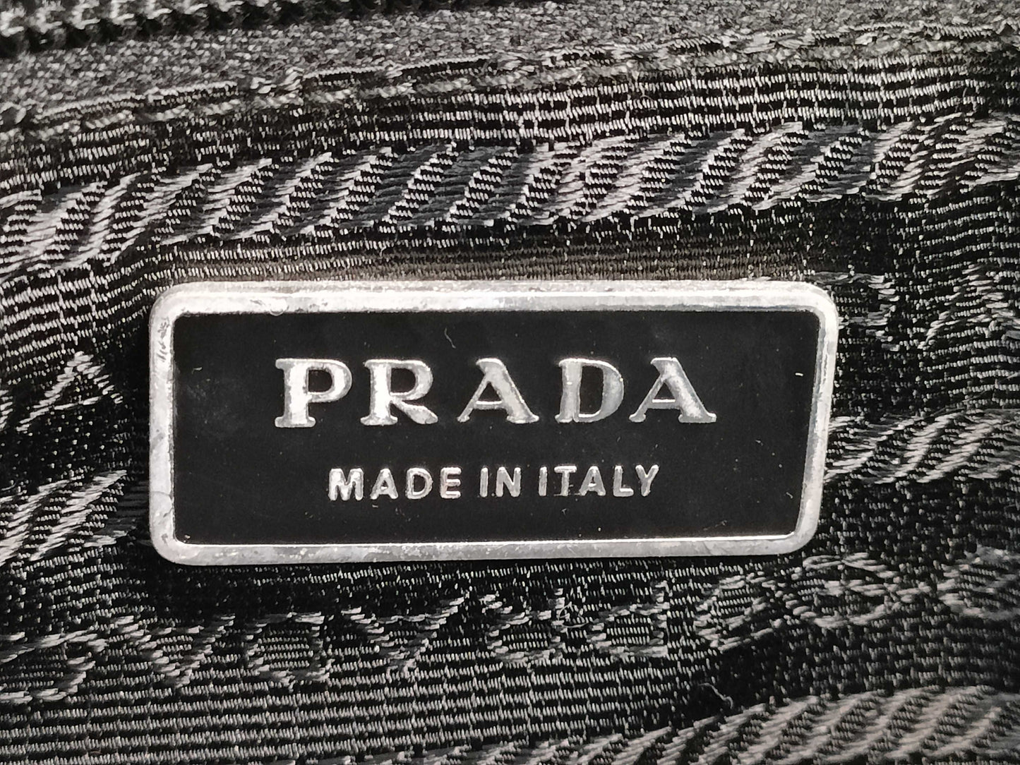 PRADA nylon shoulder bag