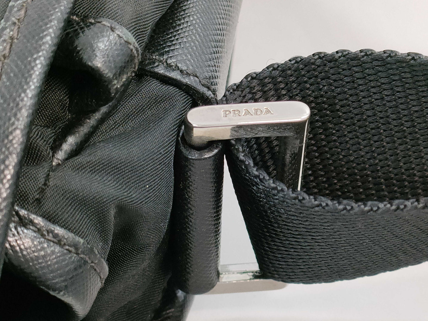 PRADA nylon shoulder bag