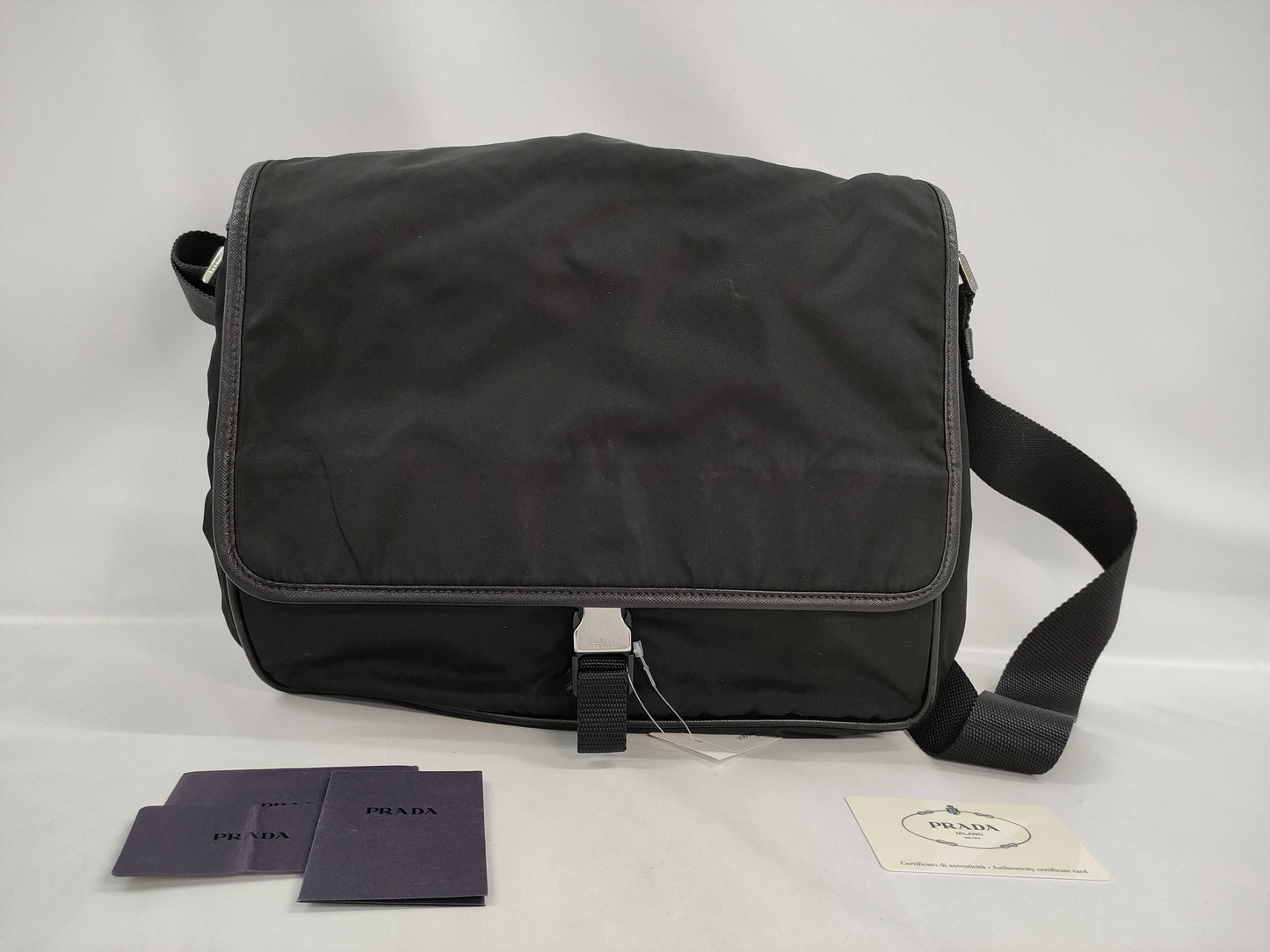 PRADA nylon shoulder bag