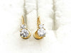 D 0.37ct/0.38ct K18 2.3g Earrings