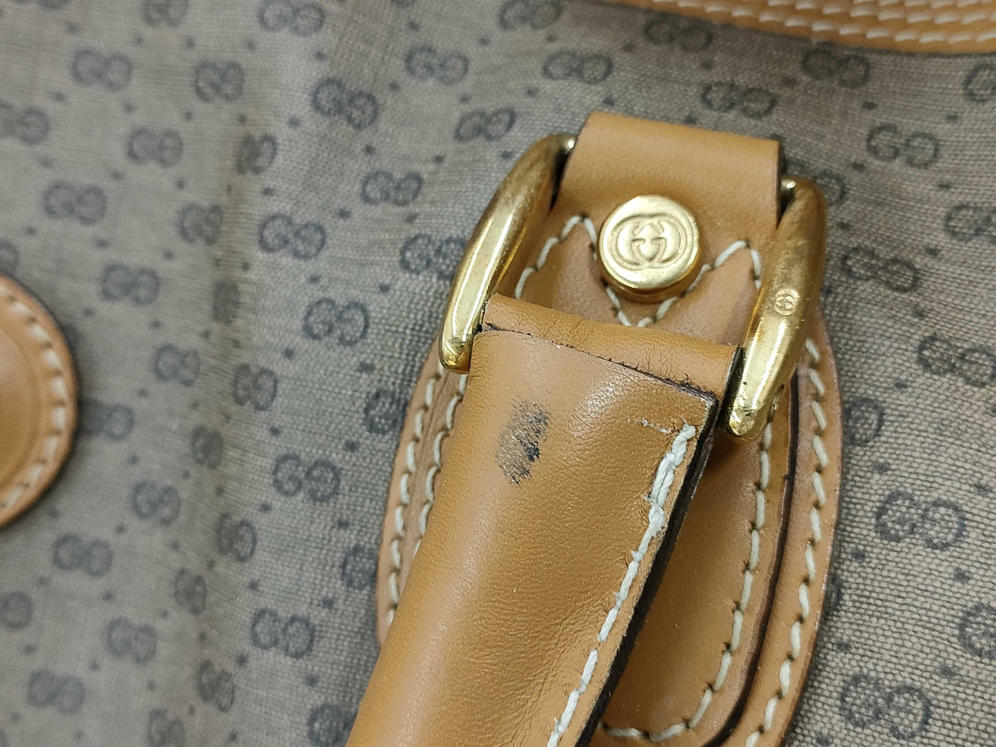 GUCCI Old Gucci GG/Boston/PVC/012・58・0194 Boston Bag Boston Bag