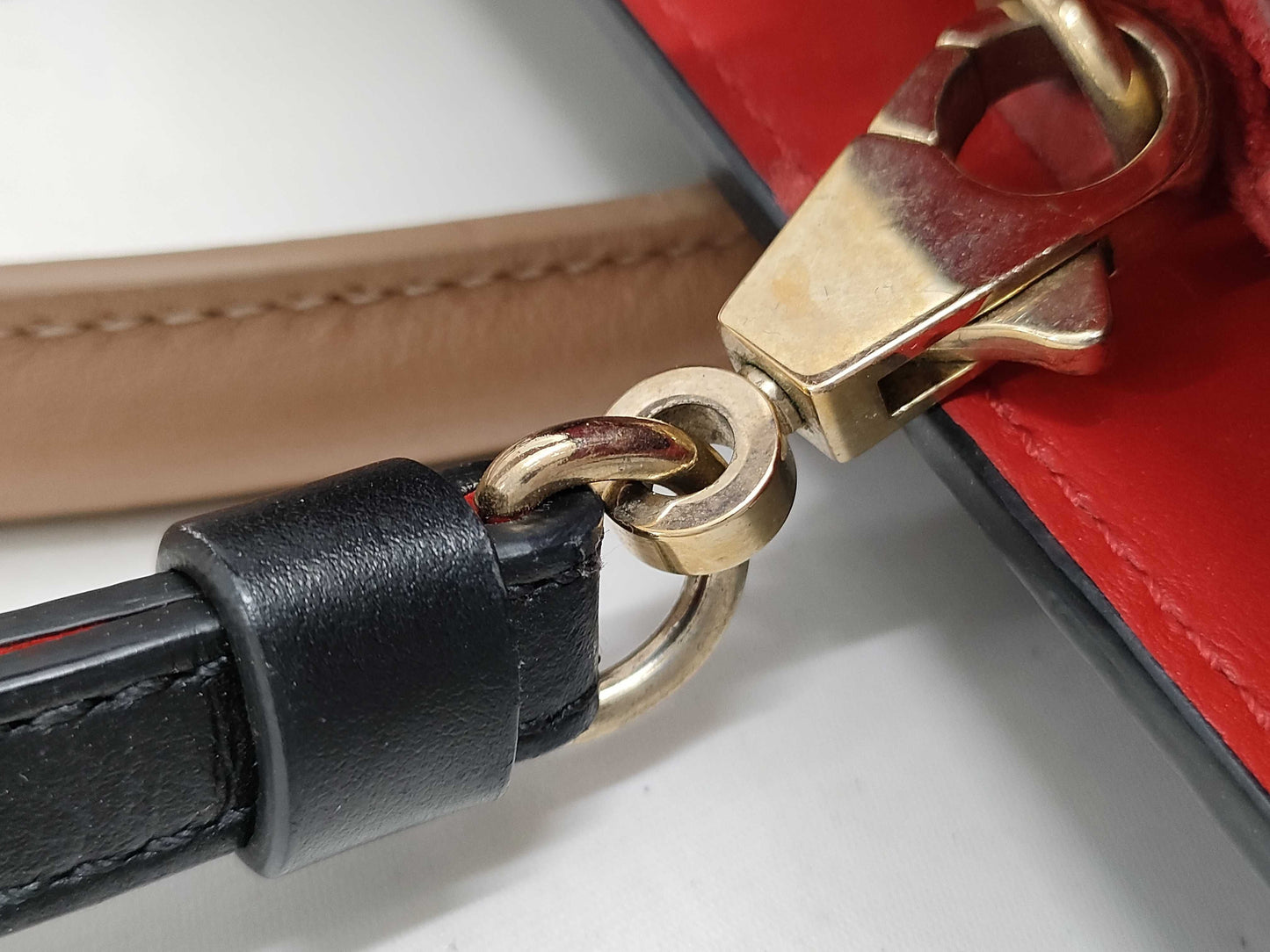 Christian Louboutin Leather/Studs 2-Way Shoulder Bag