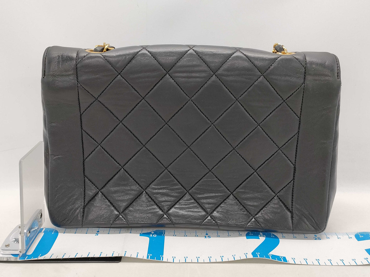 CHANEL Lambskin Diana Single Flap/Chain Shoulder Bag