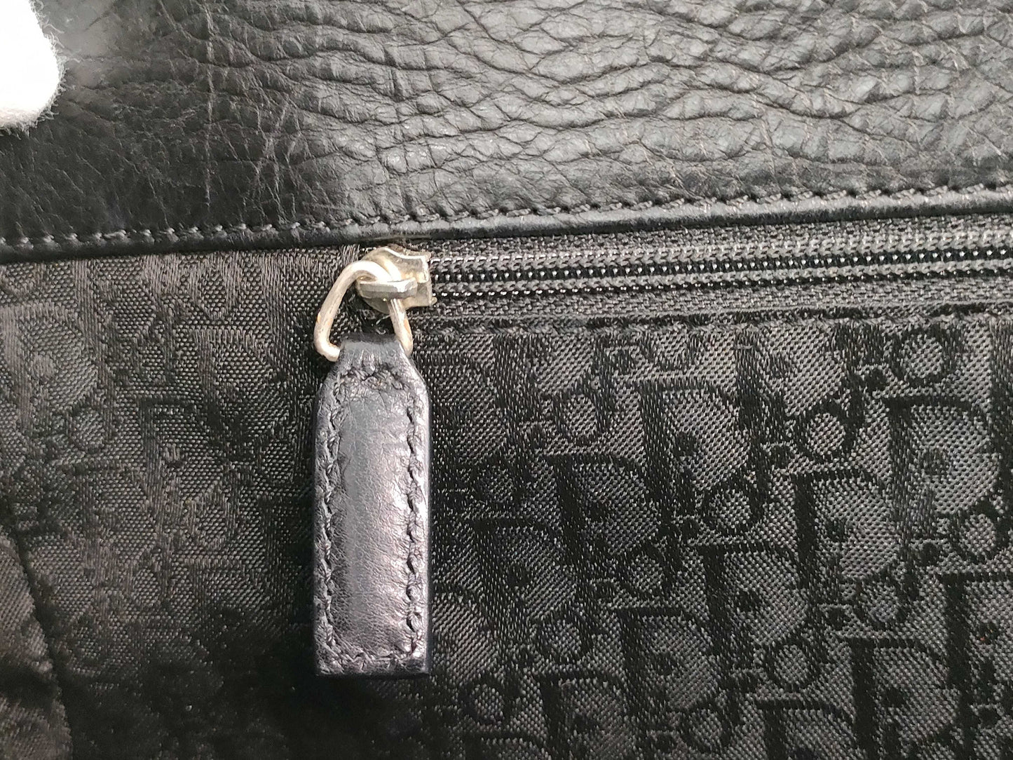 Dior Leather Tote Handbag
