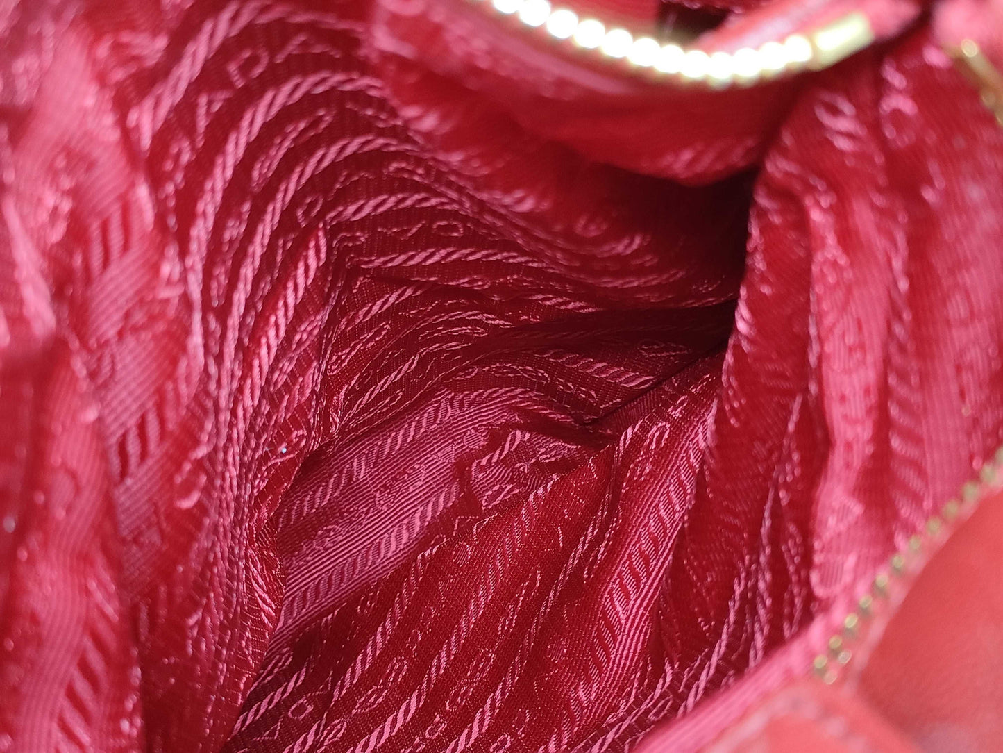 PRADA Patent Leather Ribbon 2-Way Tote Bag