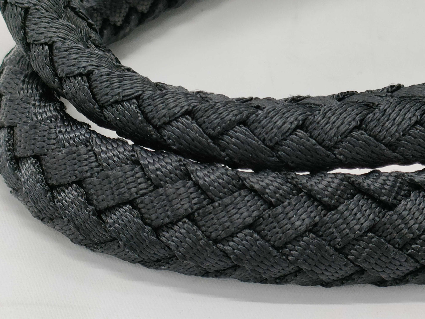 PRADA Nylon Triangle Logo Woven Hand Tote Bag