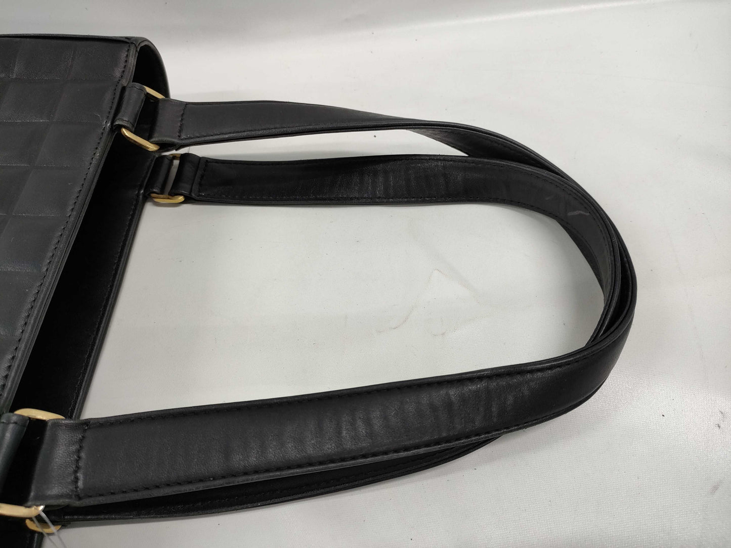 CHANEL Chocobar Lambskin Tote Handbag