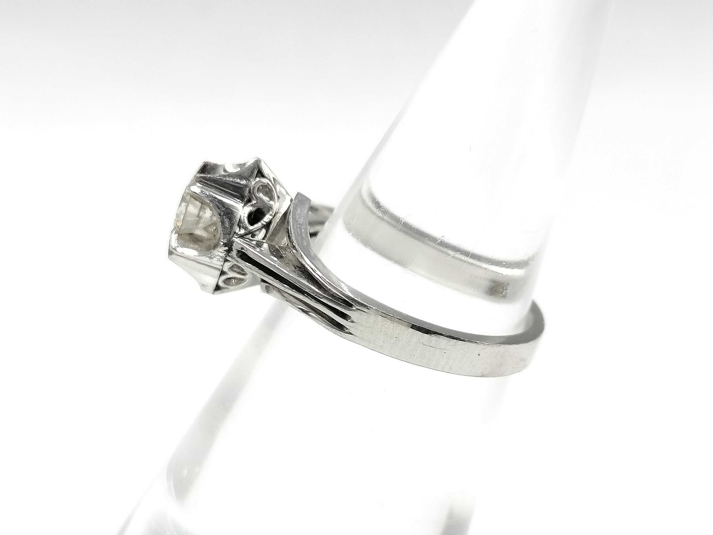 D0.26ct Pt900 5.1g Ring