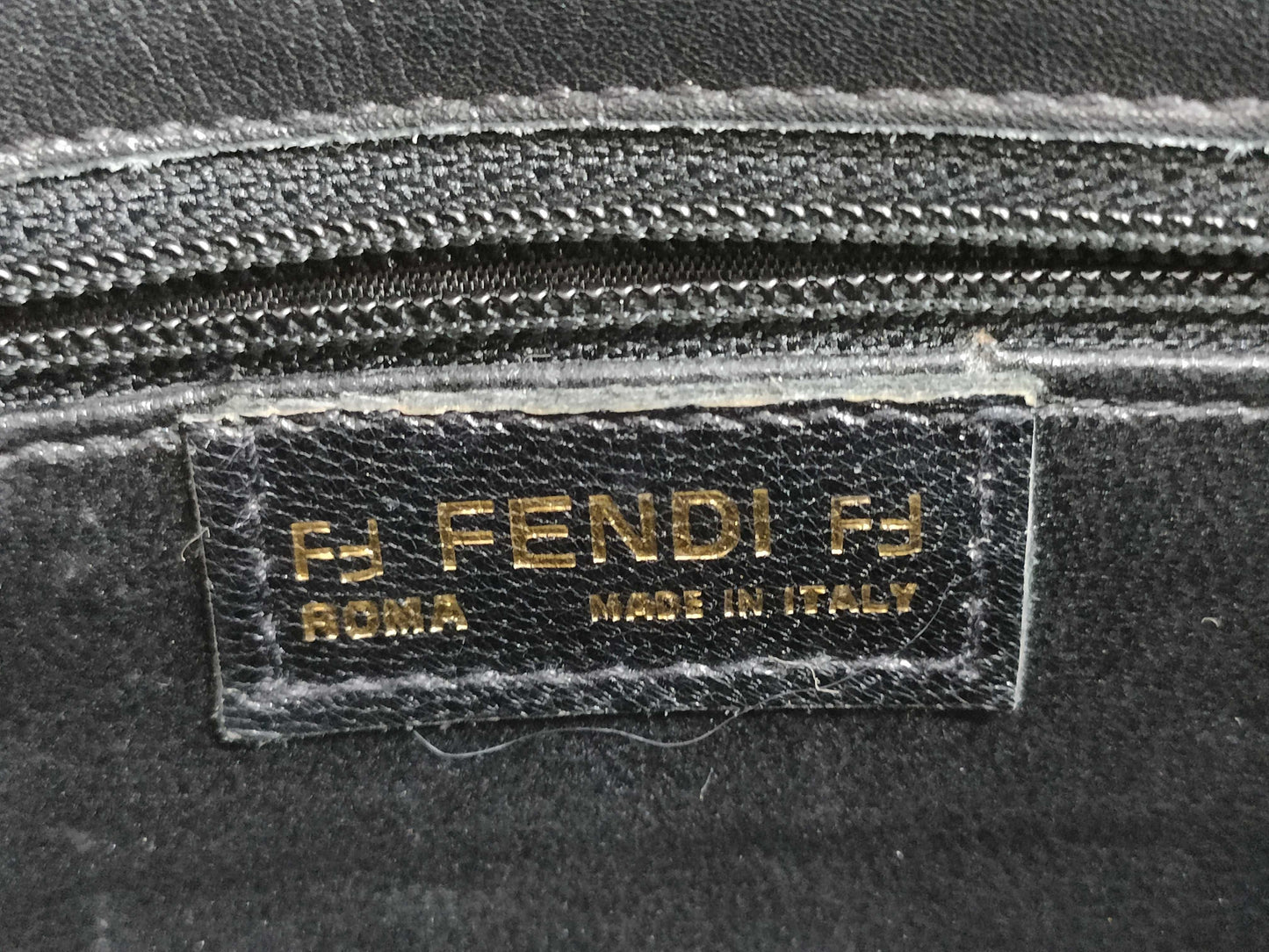 FENDI Old Vintage Shoulder Bag Crocodile Leather Shoulder Bag