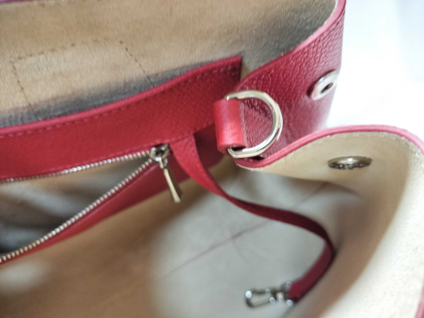 LONG CHAMP Leather 2-way Handbag