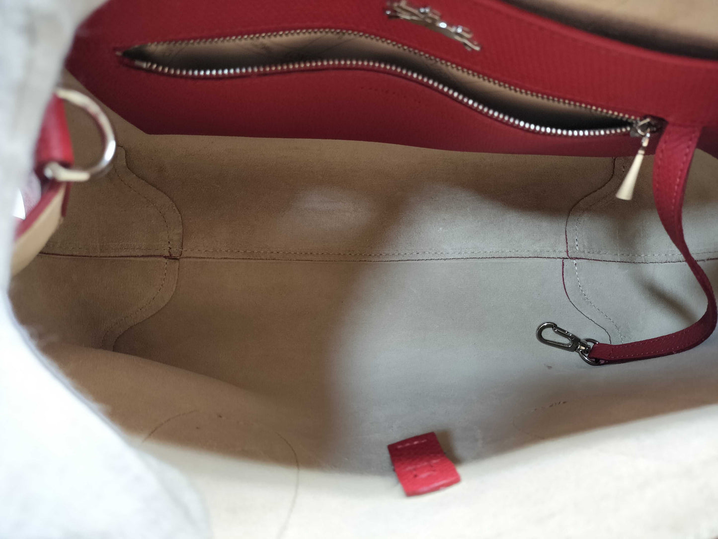 LONG CHAMP Leather 2-way Handbag