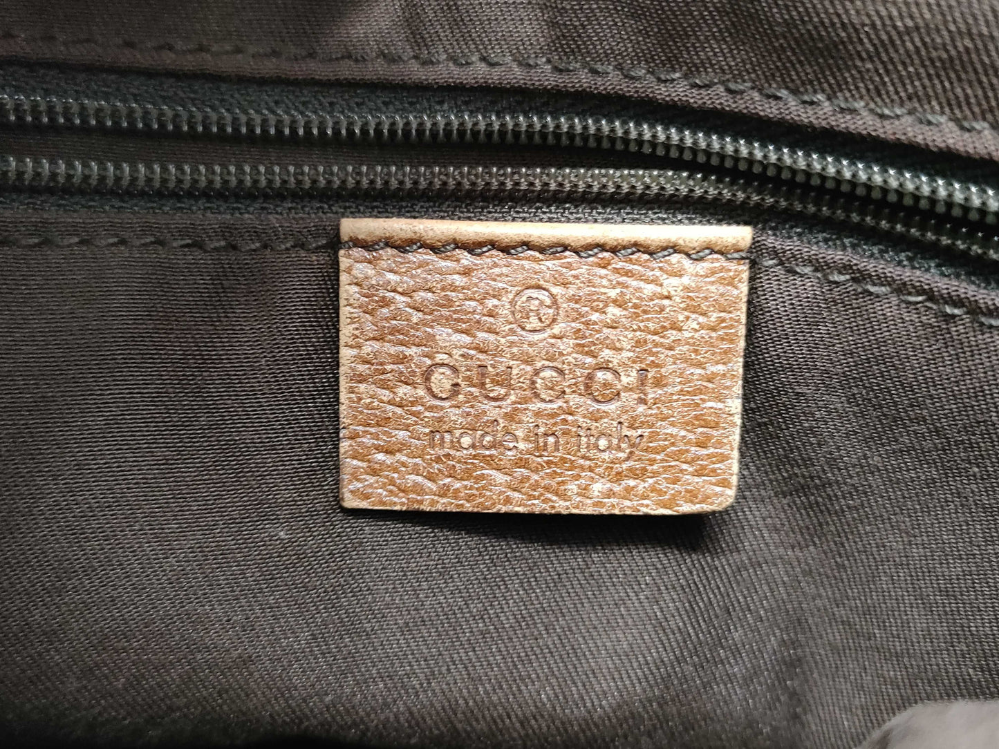 GUCCI Denim Interlocking Handbag 141471 Handbag