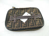 FENDI Zucca pattern vanity bag with tag sticker, foldable