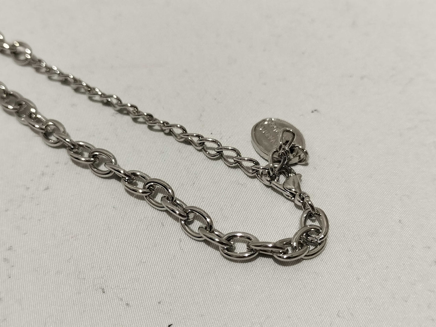 Vivienne Westwood Feather Orb Necklace Silver Color Necklace