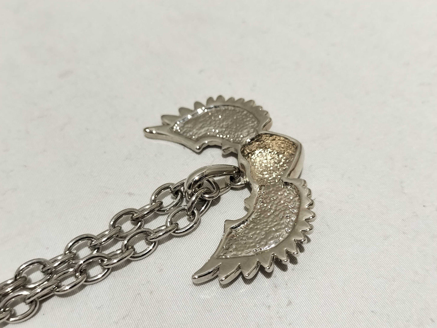 Vivienne Westwood Feather Orb Necklace Silver Color Necklace
