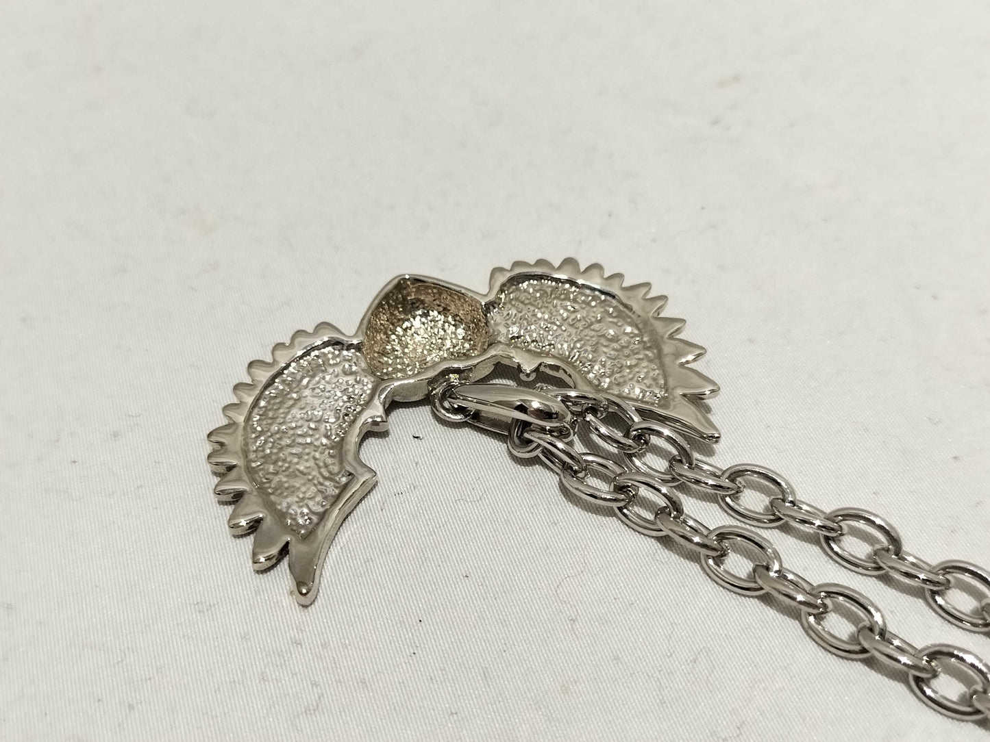 Vivienne Westwood Feather Orb Necklace Silver Color Necklace