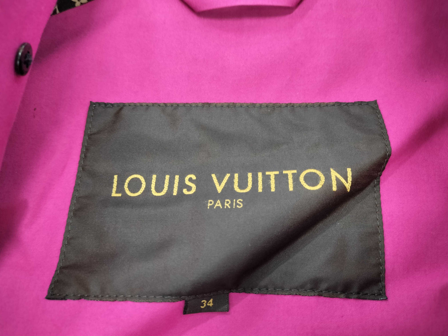 LOUIS VUITTON Mackintosh Trench Coat Mono Coat