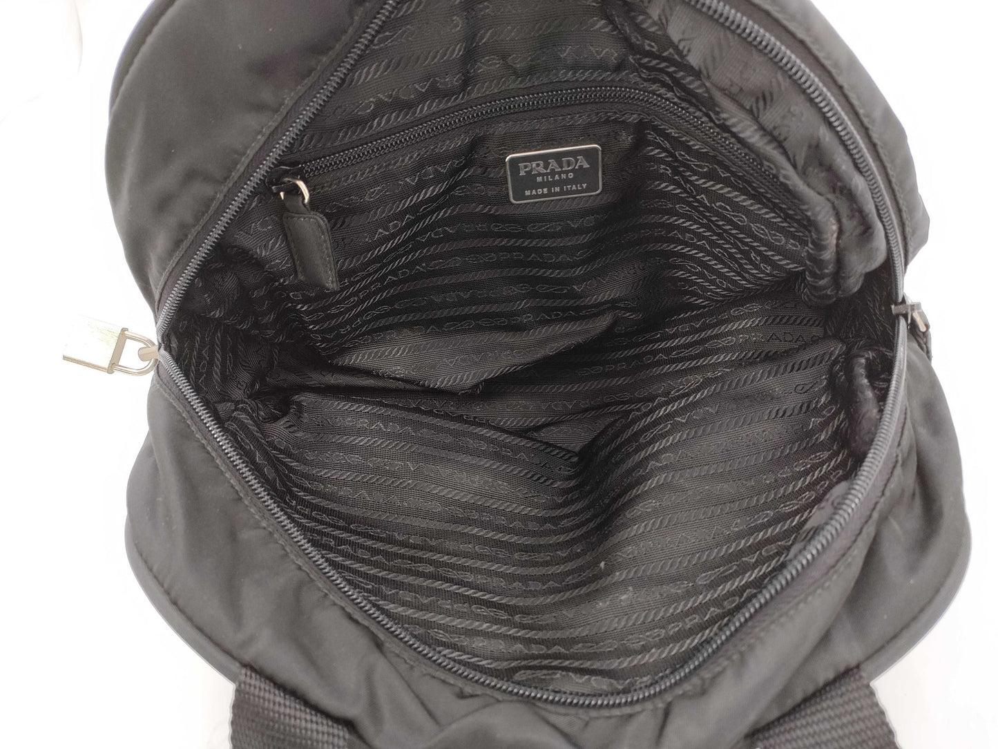 PRADA Nylon B7567 Black Handbag