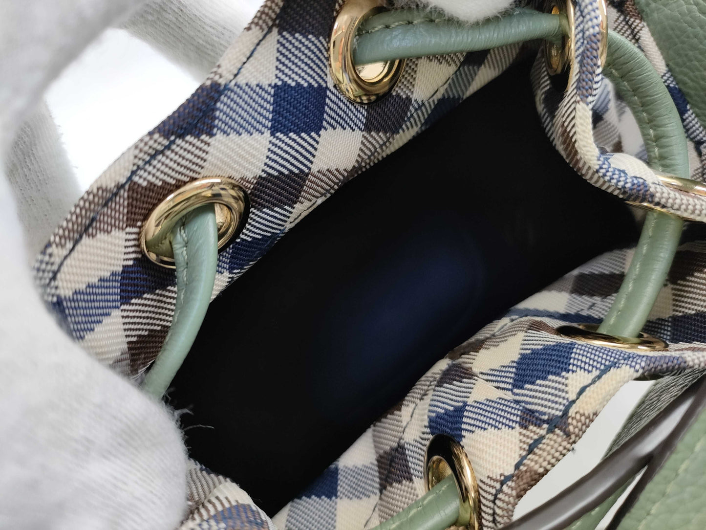 Aquascutum Check Shoulder Bag