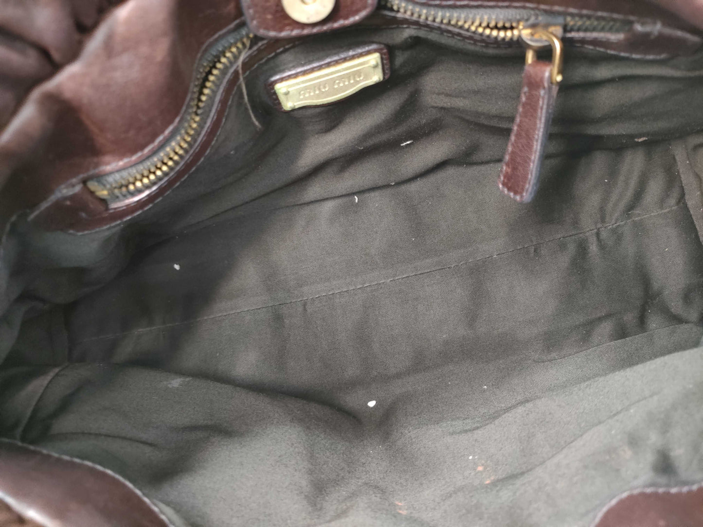 Miu Miu Leather 2-Way Handbag