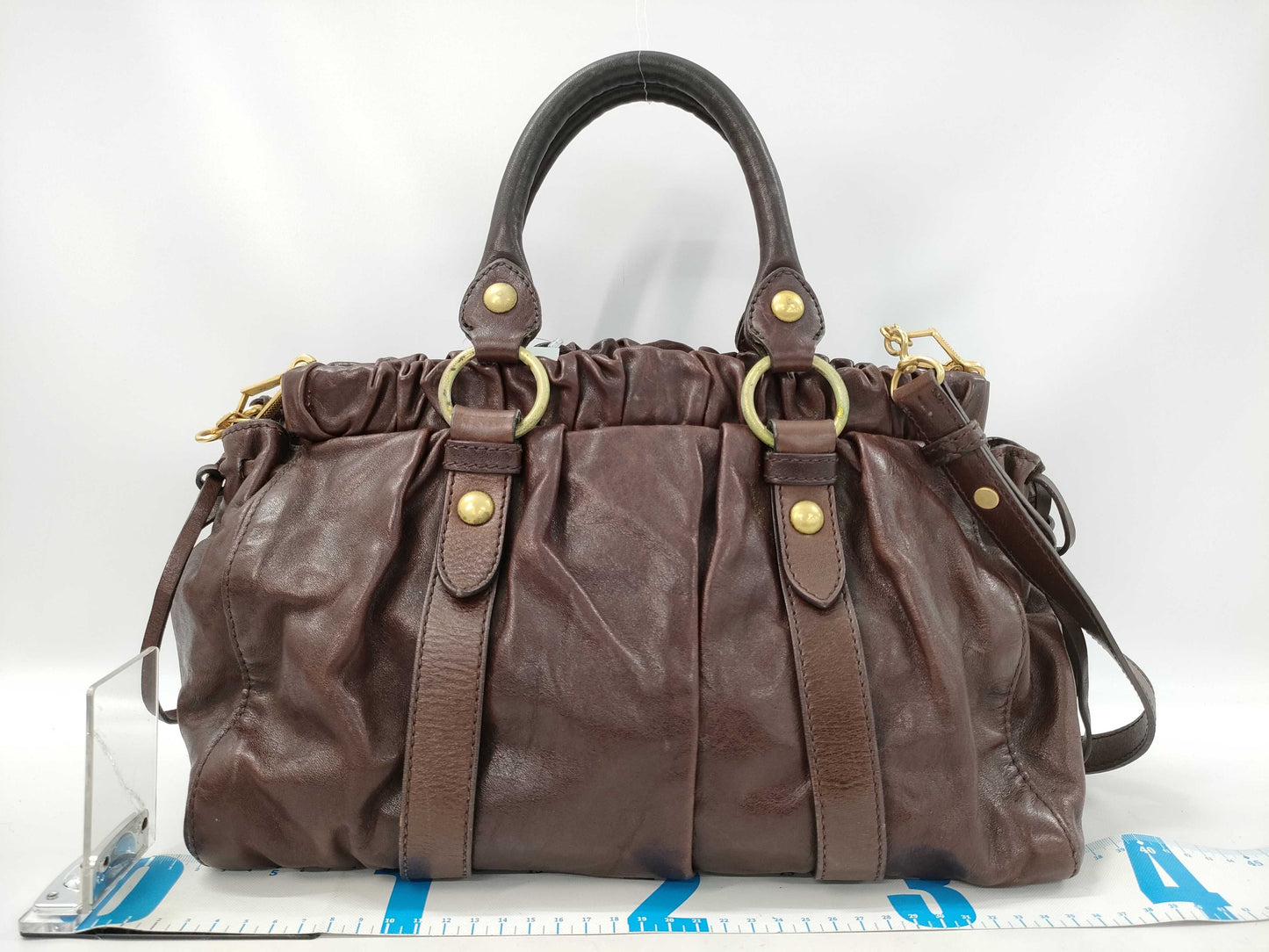 Miu Miu Leather 2-Way Handbag