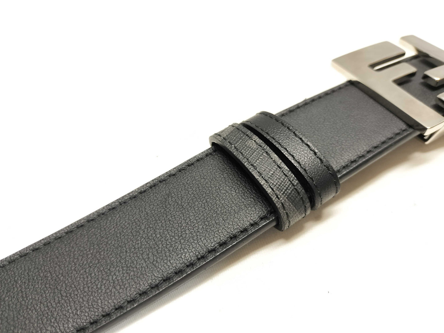 FENDI Mamma Round FF Belt Reversible Belt