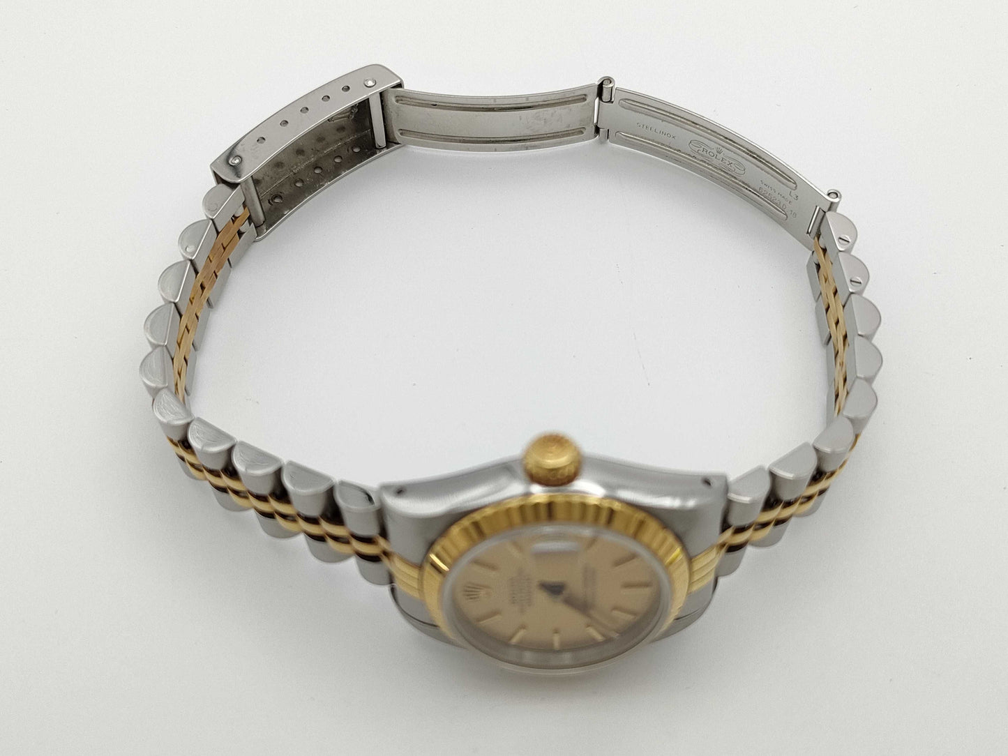 ROLEX 69173 9853075 Champagne Dial Women's Watch