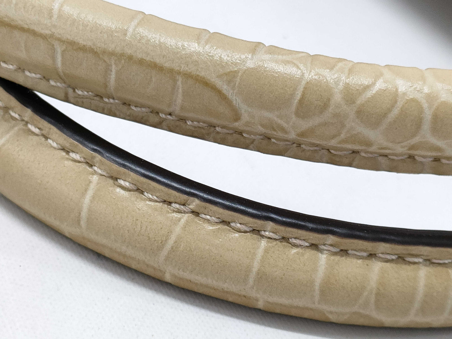 Ralph LAUREN Crocodile Embossed Handbag