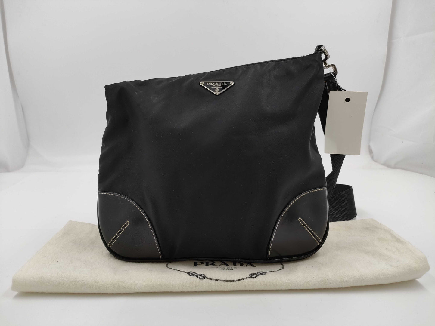 PRADA nylon shoulder bag