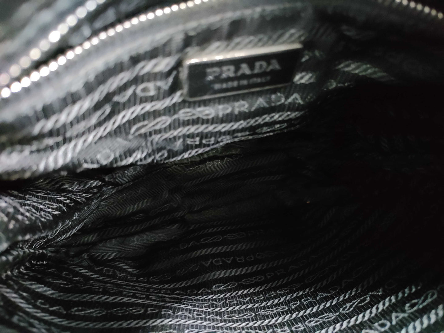 PRADA nylon shoulder bag