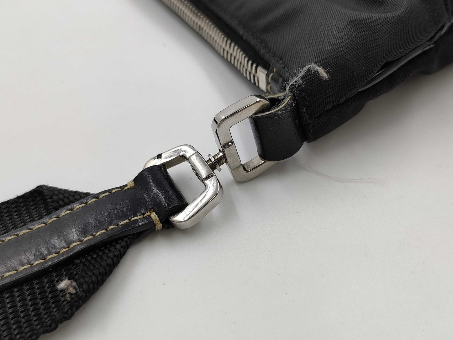 PRADA nylon shoulder bag