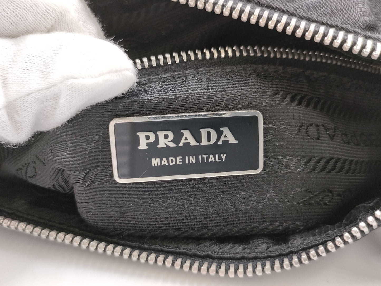 PRADA nylon shoulder bag