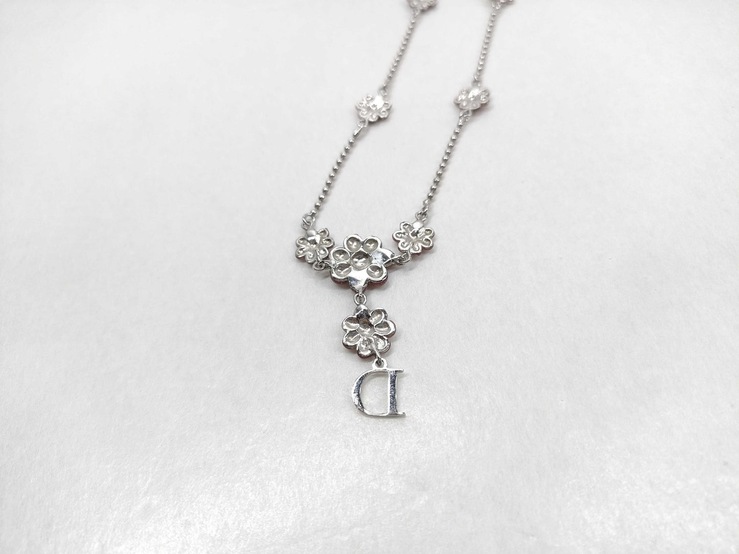 Dior Flower Motif Necklace Necklace