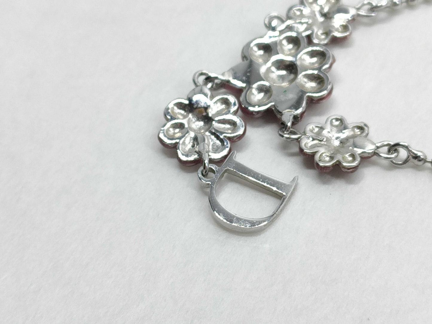 Dior Flower Motif Necklace Necklace