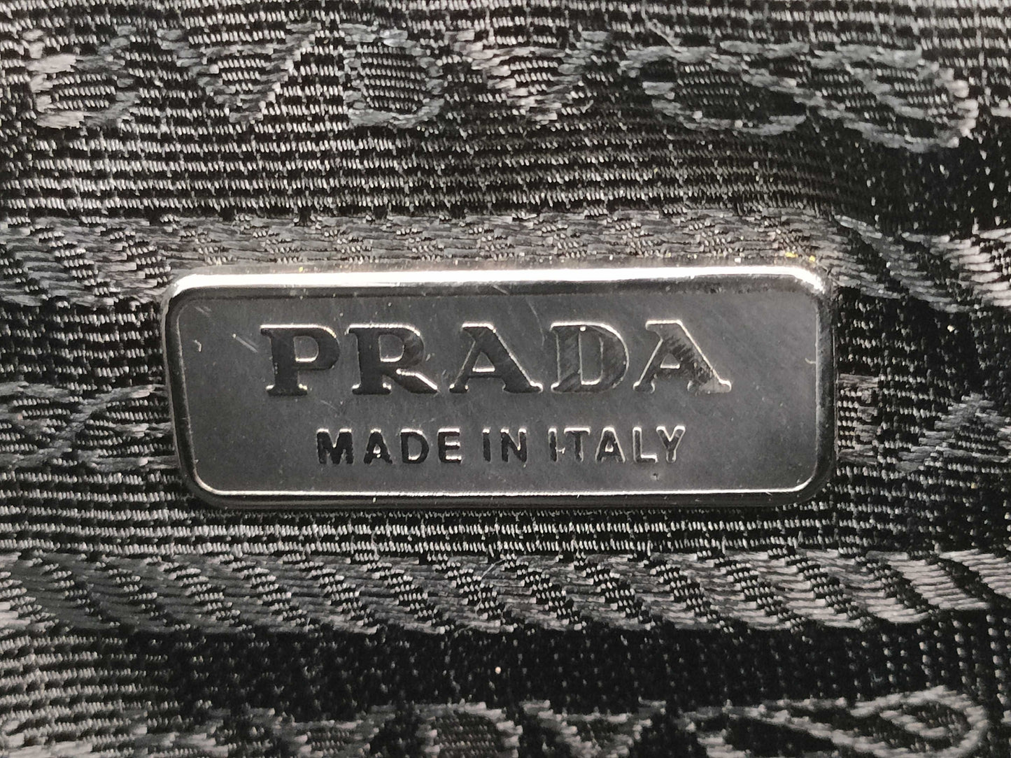 PRADA Nylon Shoulder Bag with Floral Print