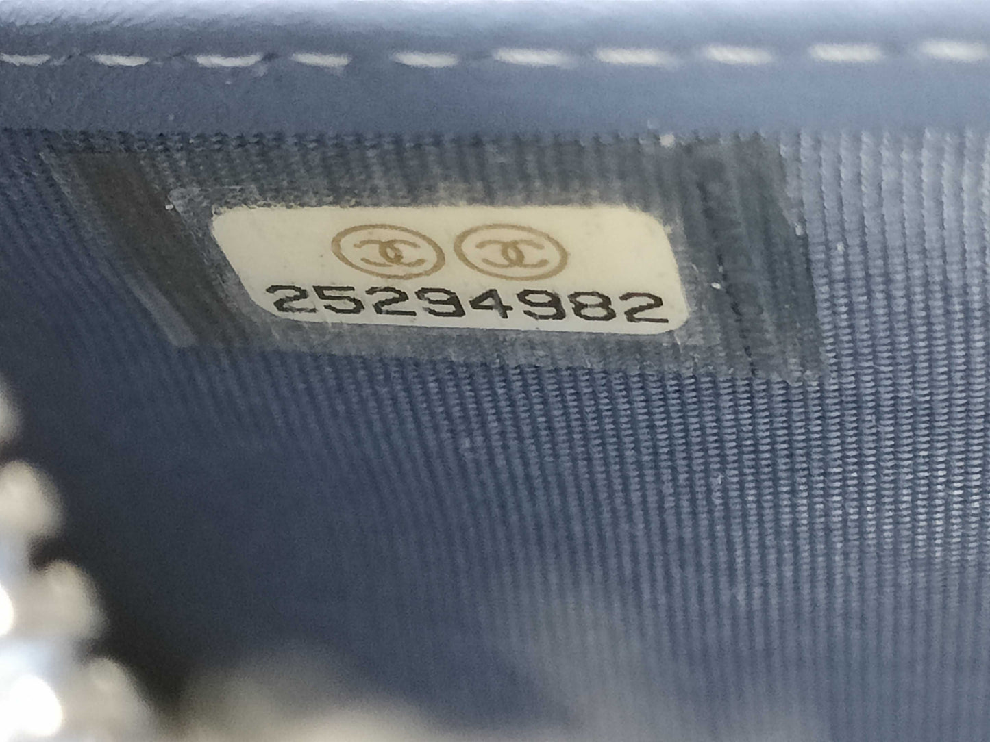 CHANEL Tweed Round Wallet