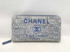 CHANEL Tweed Round Wallet