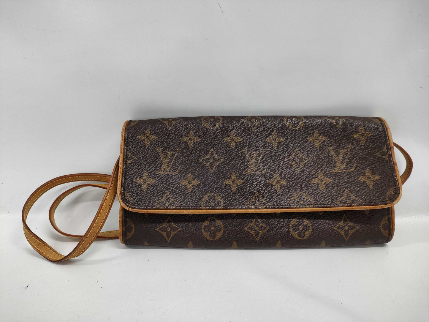 LOUIS VUITTON Monogram M51854 Pochette Twin PM Shoulder Bag