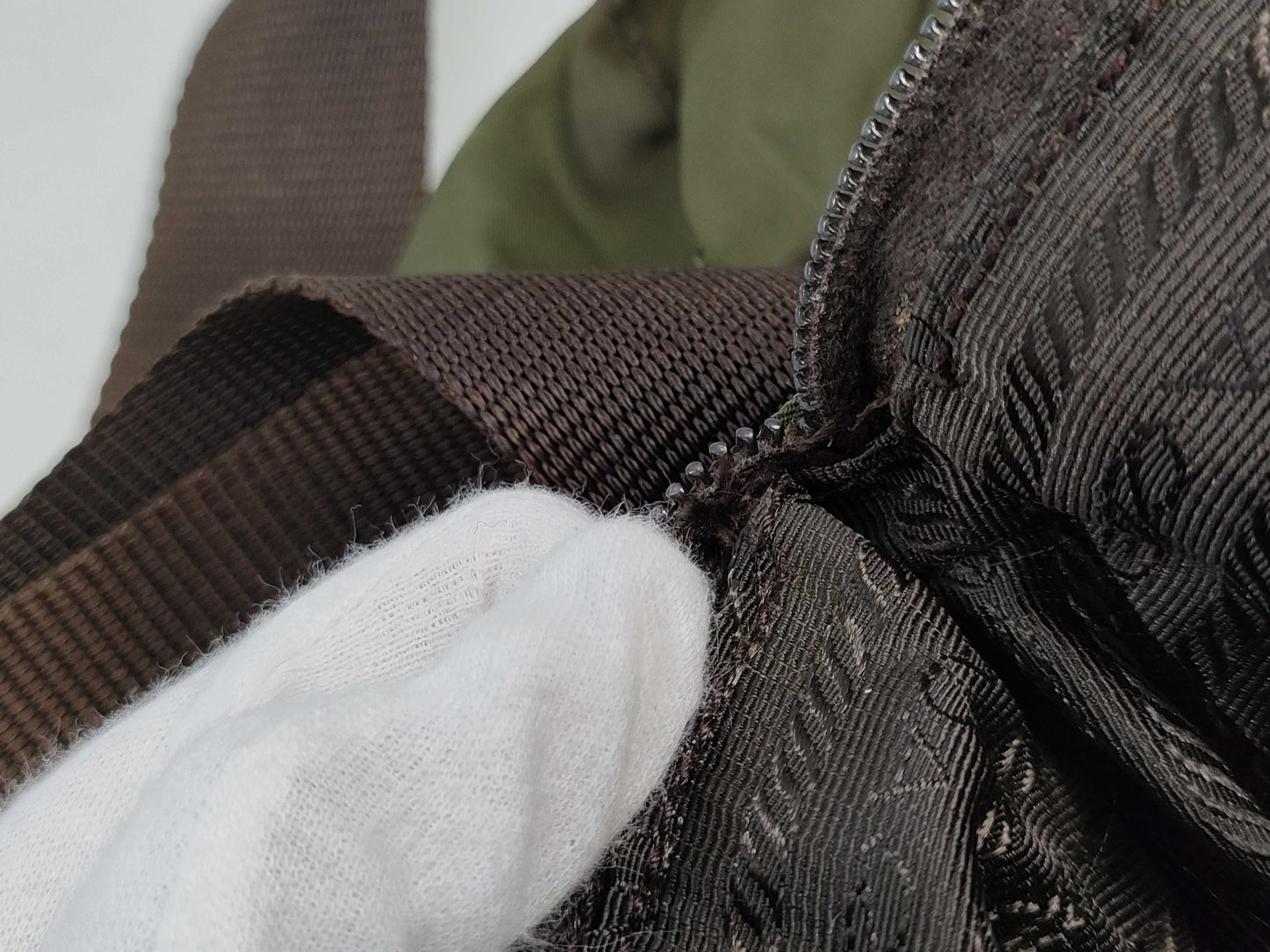 PRADA nylon shoulder bag