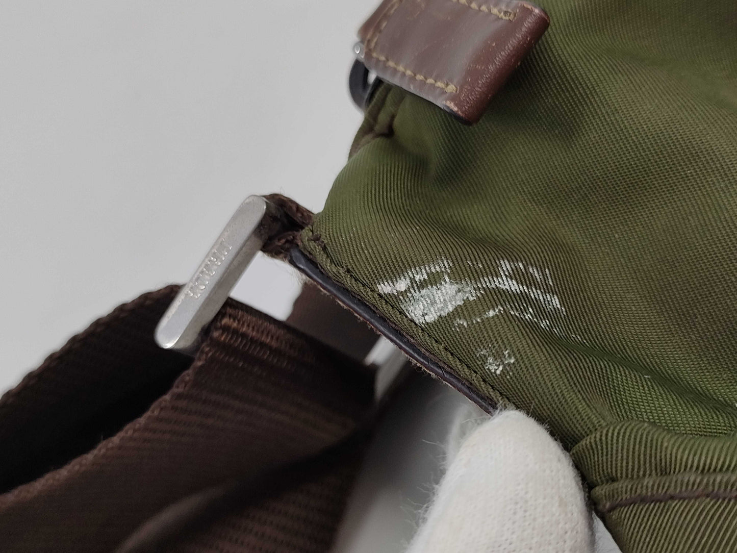 PRADA nylon shoulder bag