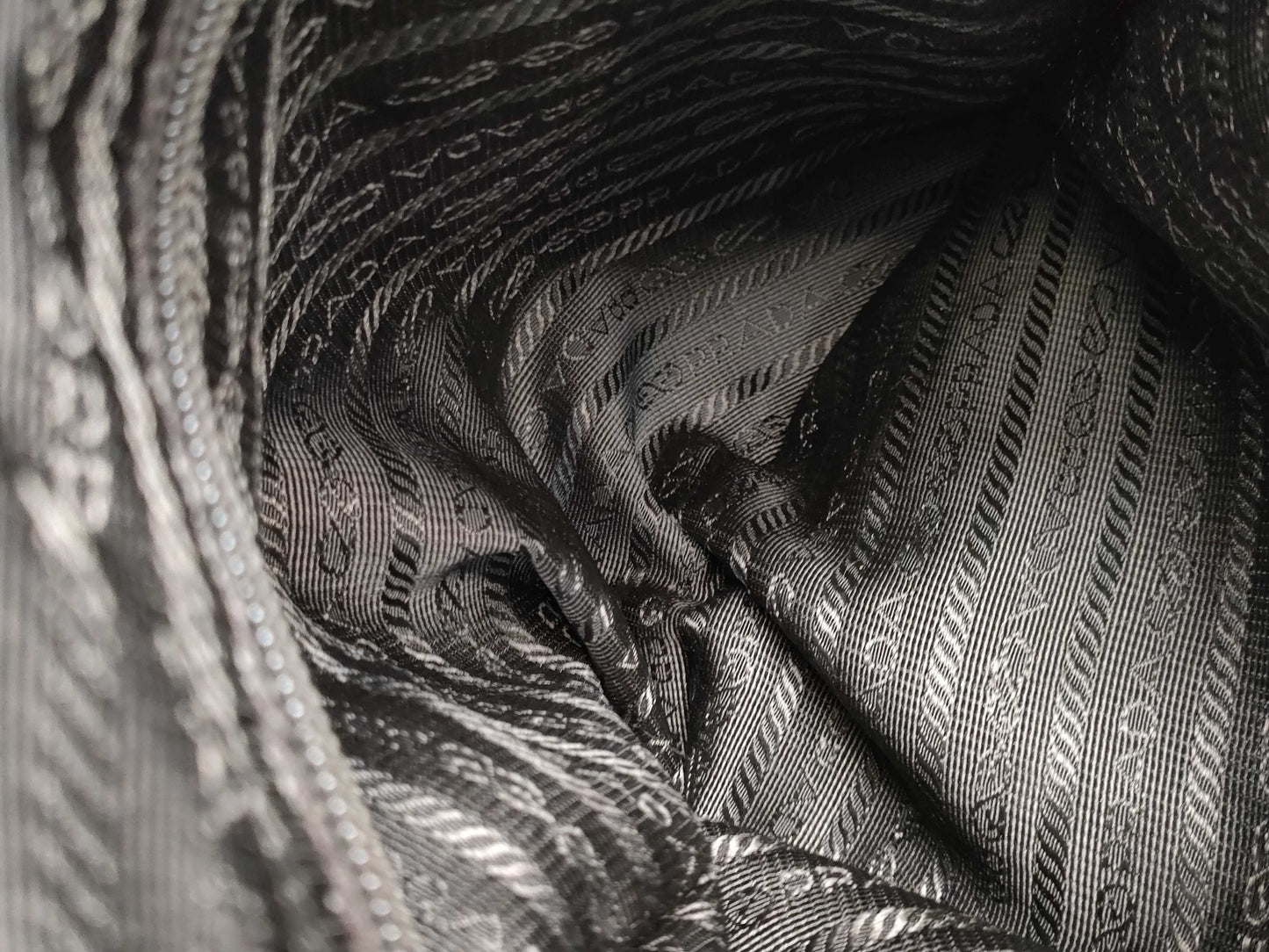 PRADA nylon shoulder bag