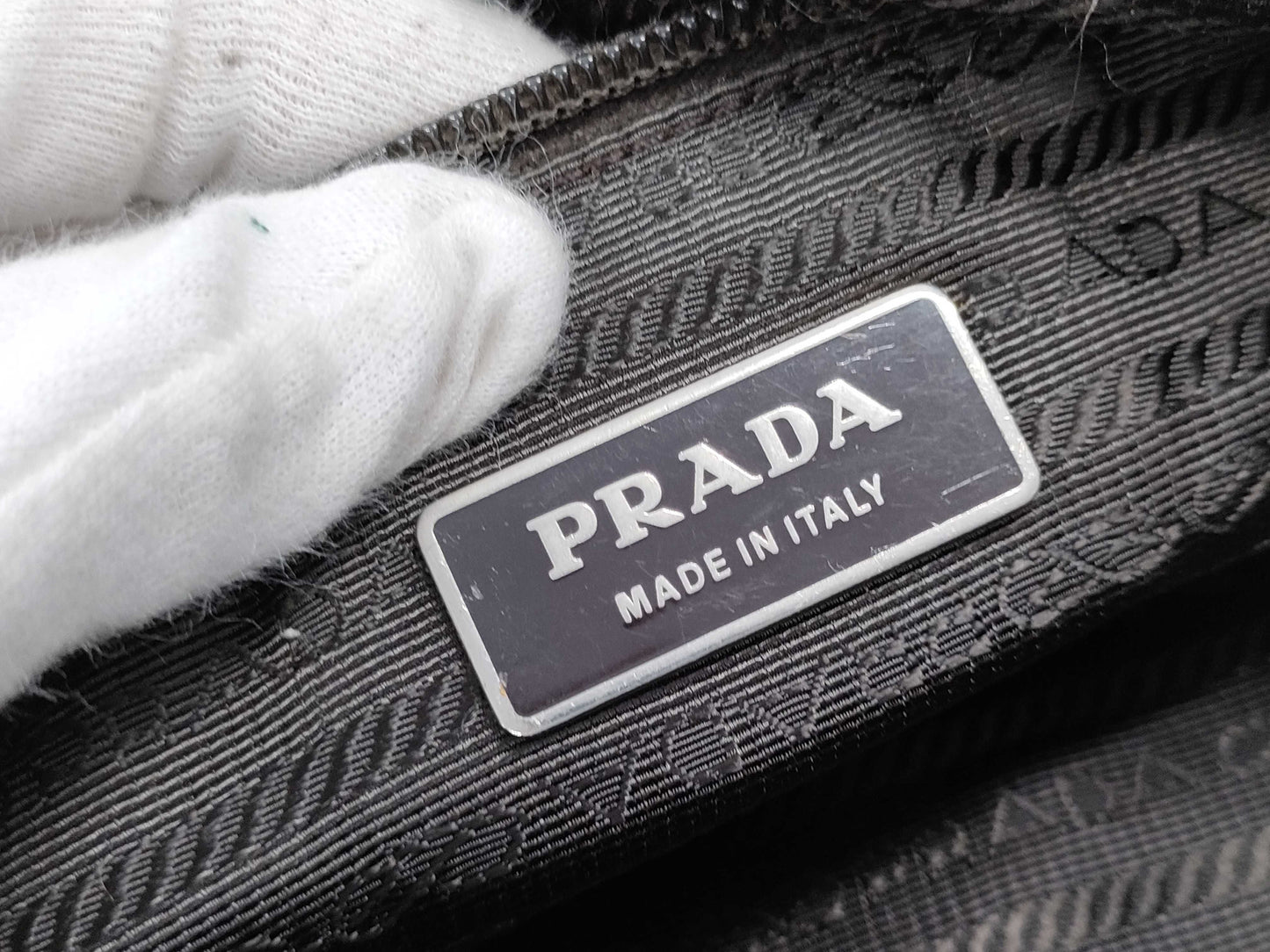 PRADA nylon shoulder bag