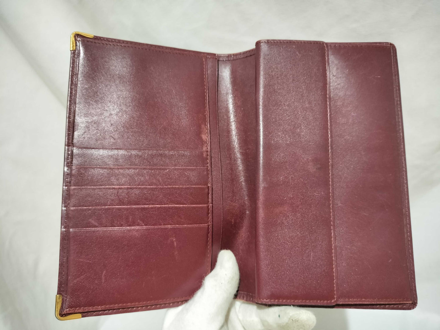 Cartier Must Must Line Bordeaux Long Wallet