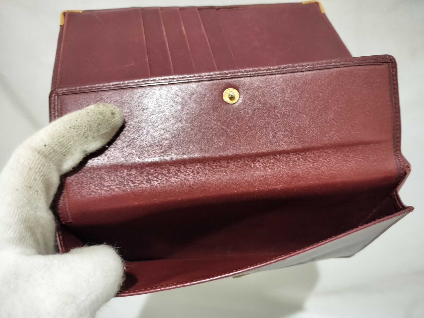 Cartier Must Must Line Bordeaux Long Wallet
