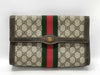 GUCCI Old Shari Line Clutch Second Bag Pouch Second Bag
